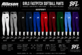 Girls Fastpitch softball pants
