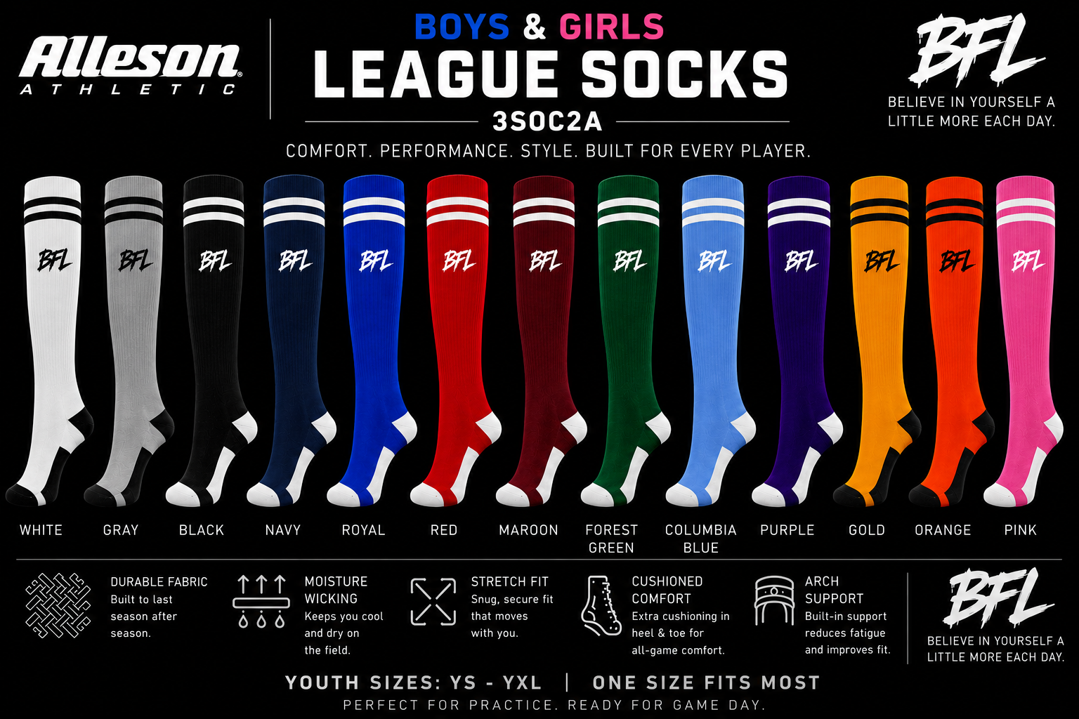 Youth LEAGUE SOCKS