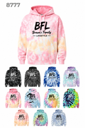 Custom Colortone unisex Tie-Dyed hoodie sweatshirt
