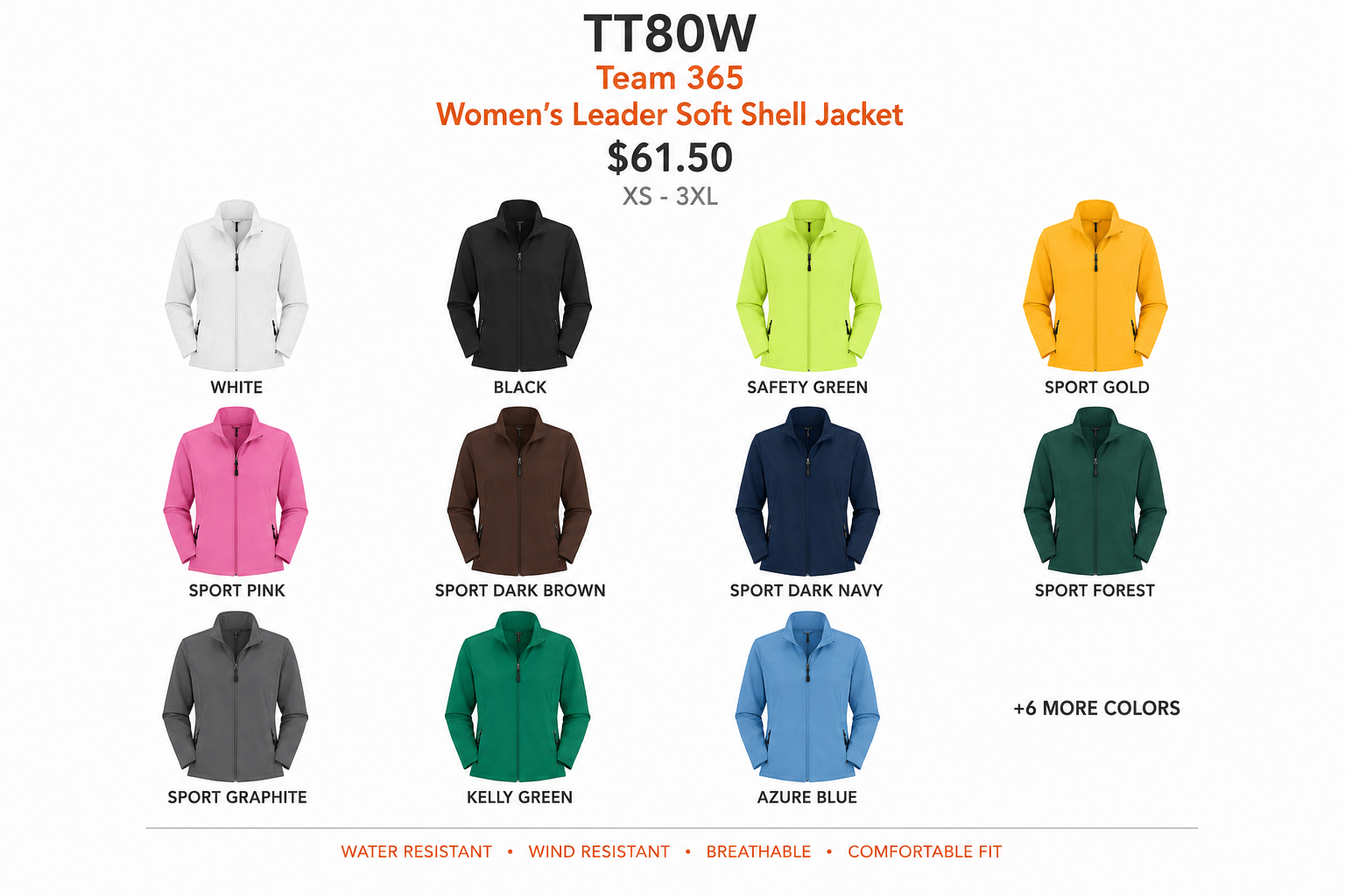 Women's leader soft shell jacket