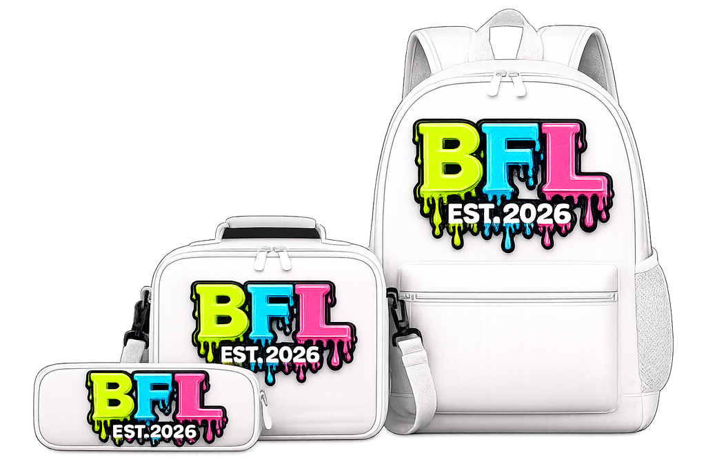 Custom 3 piece set back to school Backpacks