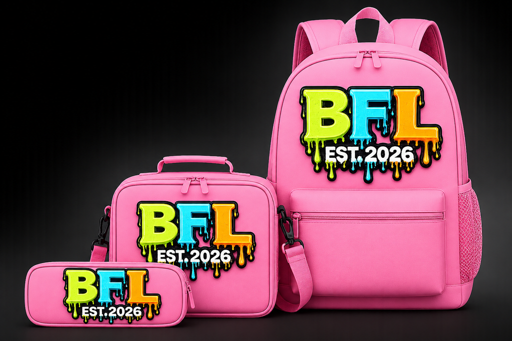 Custom 3 piece set back to school Backpacks