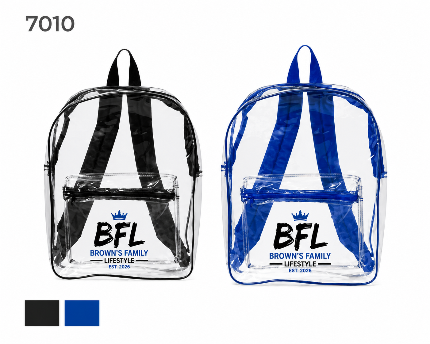 Custom Clear PVC Backpacks