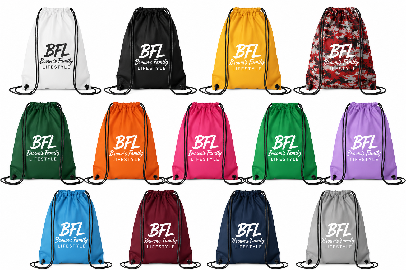 Custom Drawstring Pack with DUROcord