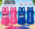 Women's ideal racerback tanks