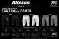 Youth football practice pants